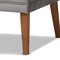 Baxton Studio Dining Nook, 53.9 W, 31.9 H, Wood, Grey/Walnut Brown 214-11699-ZORO - alternate 8